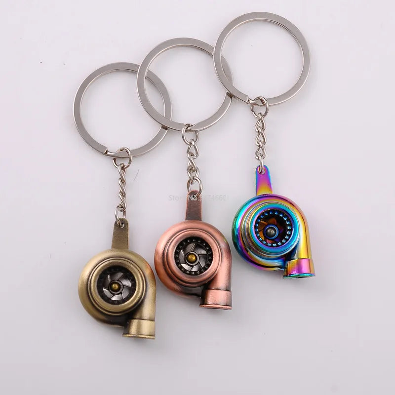 Mini Turbo Turbocharger Keychain