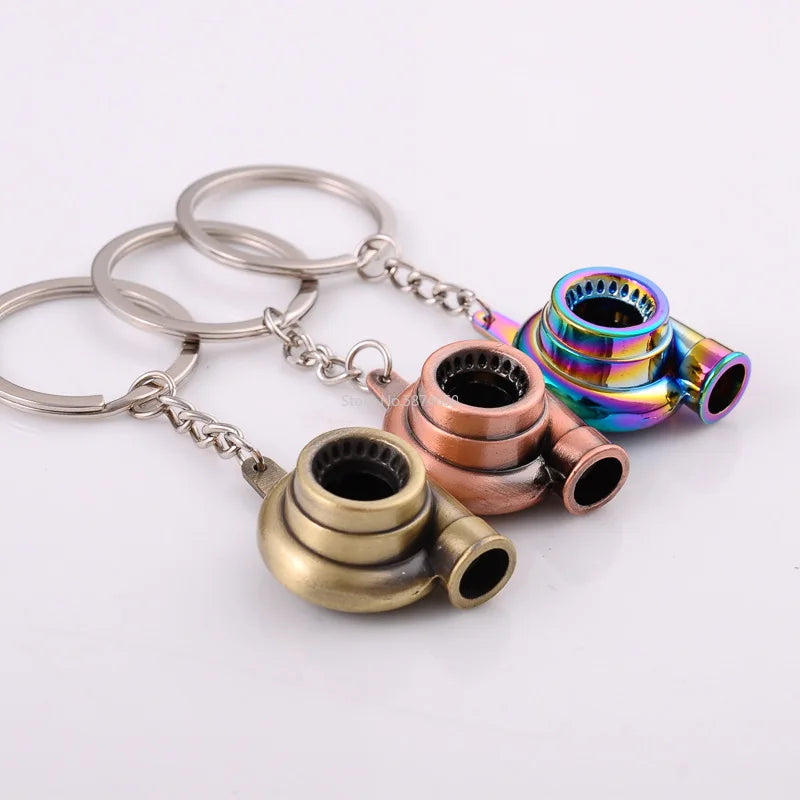 Mini Turbo Turbocharger Keychain