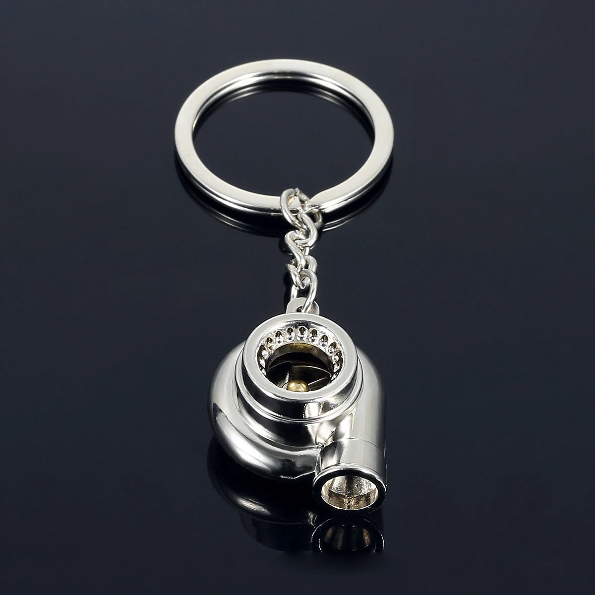 Mini Turbo Turbocharger Keychain