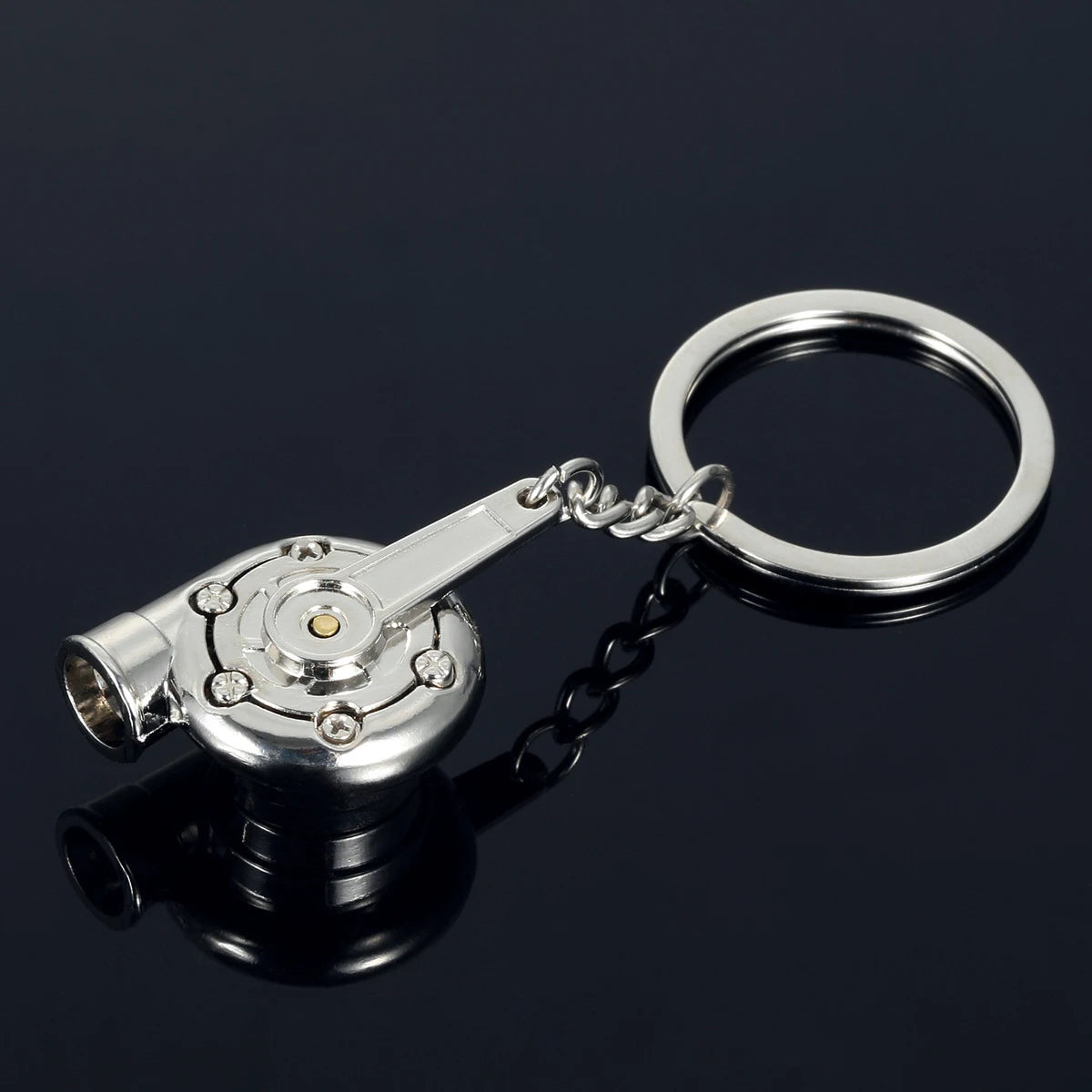 Mini Turbo Turbocharger Keychain