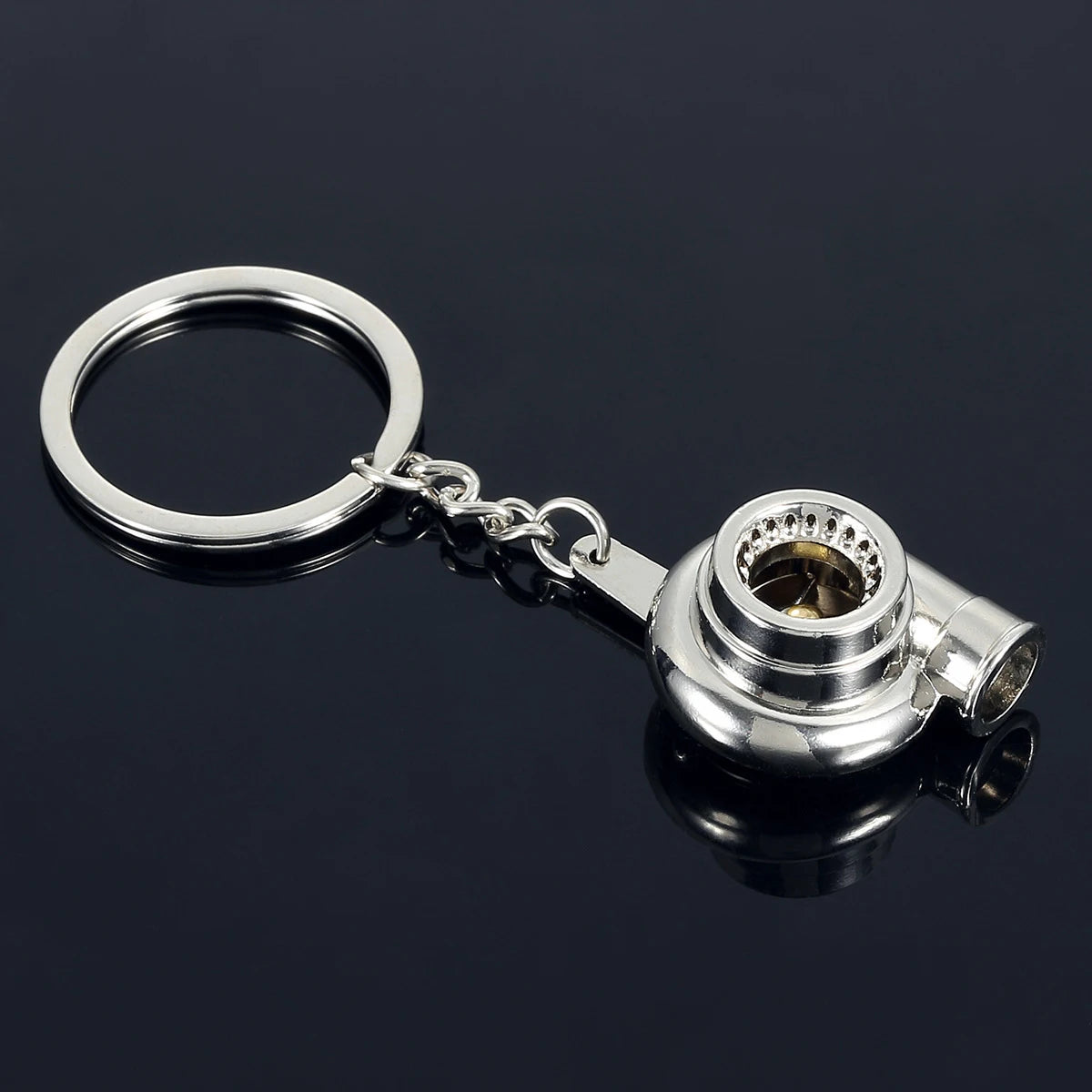 Mini Turbo Turbocharger Keychain