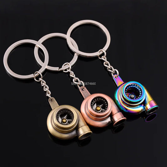 Mini Turbo Turbocharger Keychain