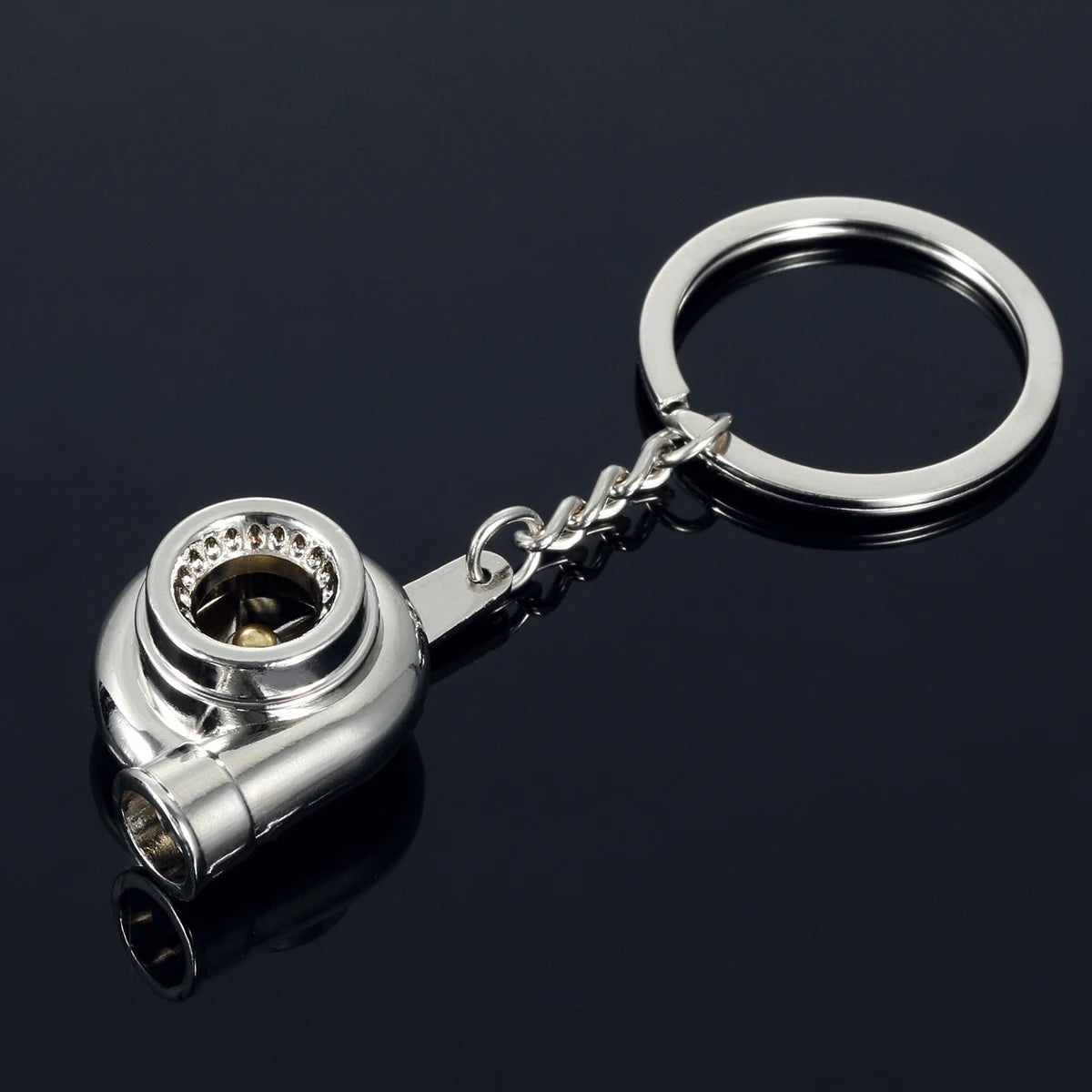 Mini Turbo Turbocharger Keychain