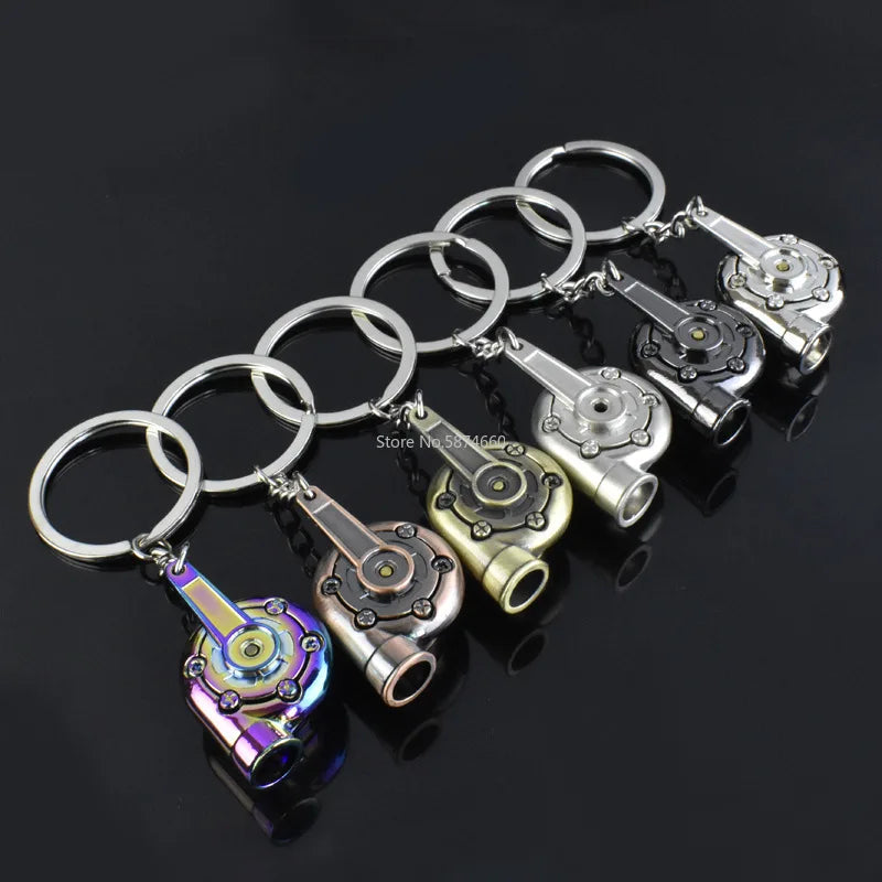 Mini Turbo Turbocharger Keychain