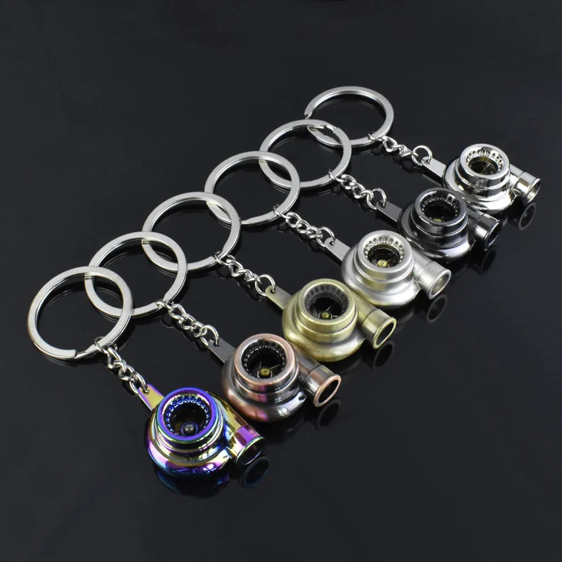 Mini Turbo Turbocharger Keychain