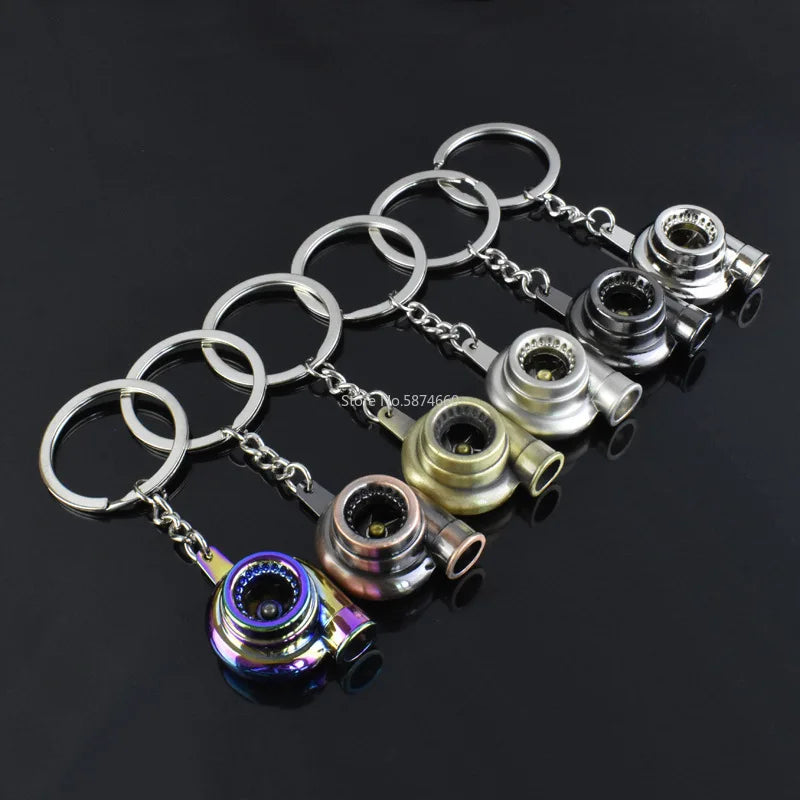 Mini Turbo Turbocharger Keychain