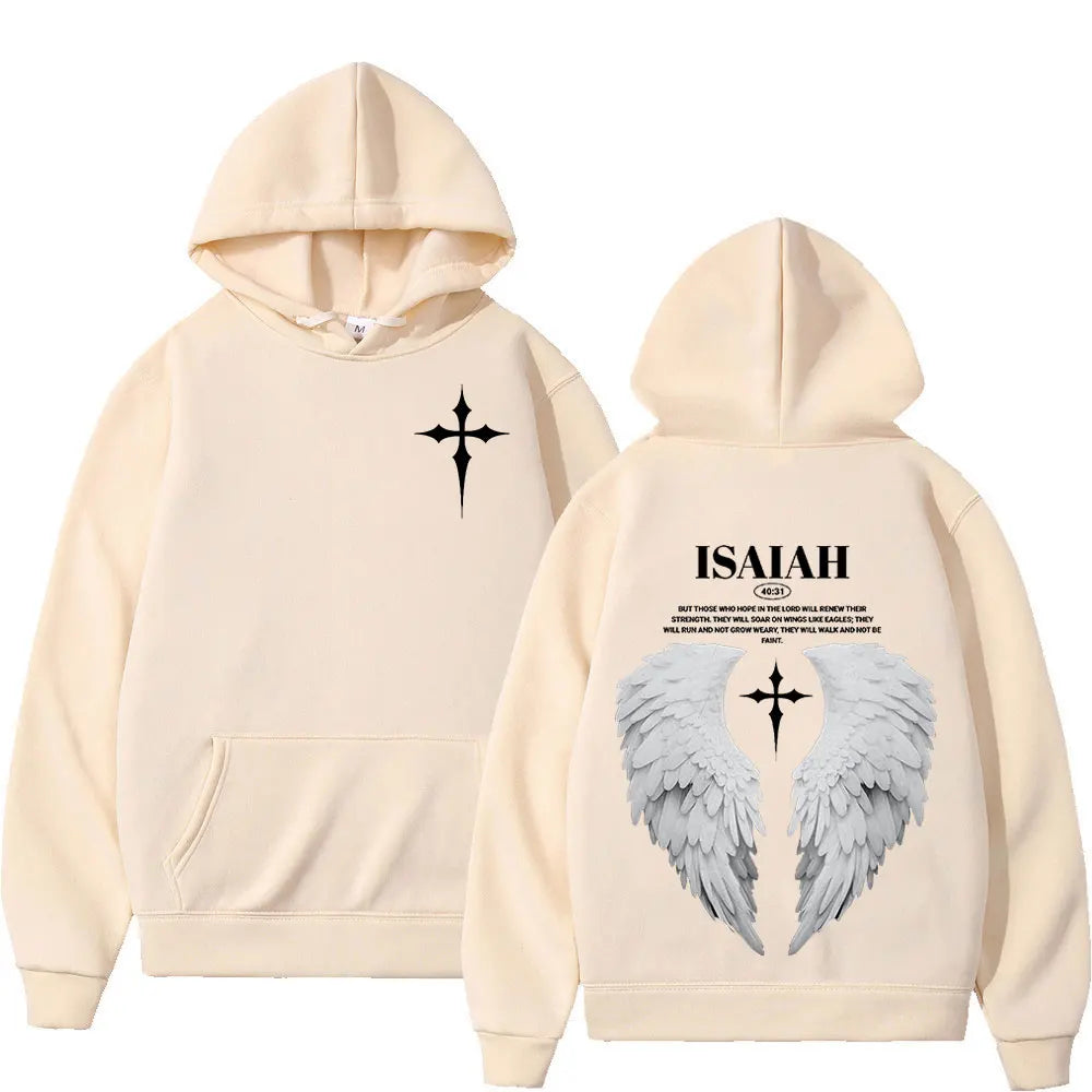 Christian Jesus Wing Bible Verse Hoodie