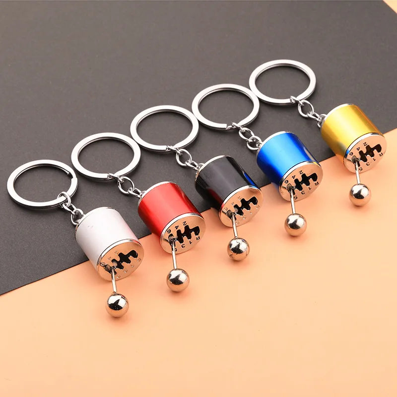 Vintage Car Shift Stainless Steel Keychain