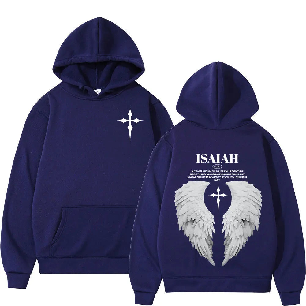 Christian Jesus Wing Bible Verse Hoodie