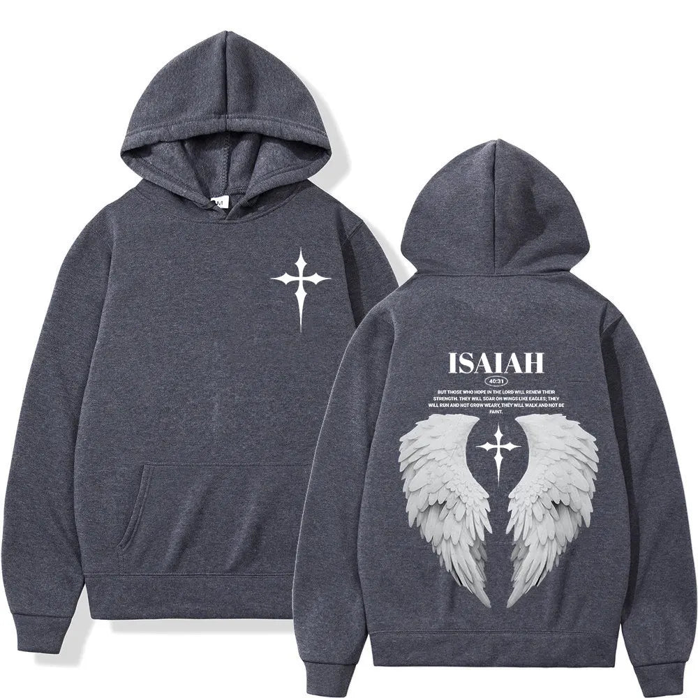 Christian Jesus Wing Bible Verse Hoodie