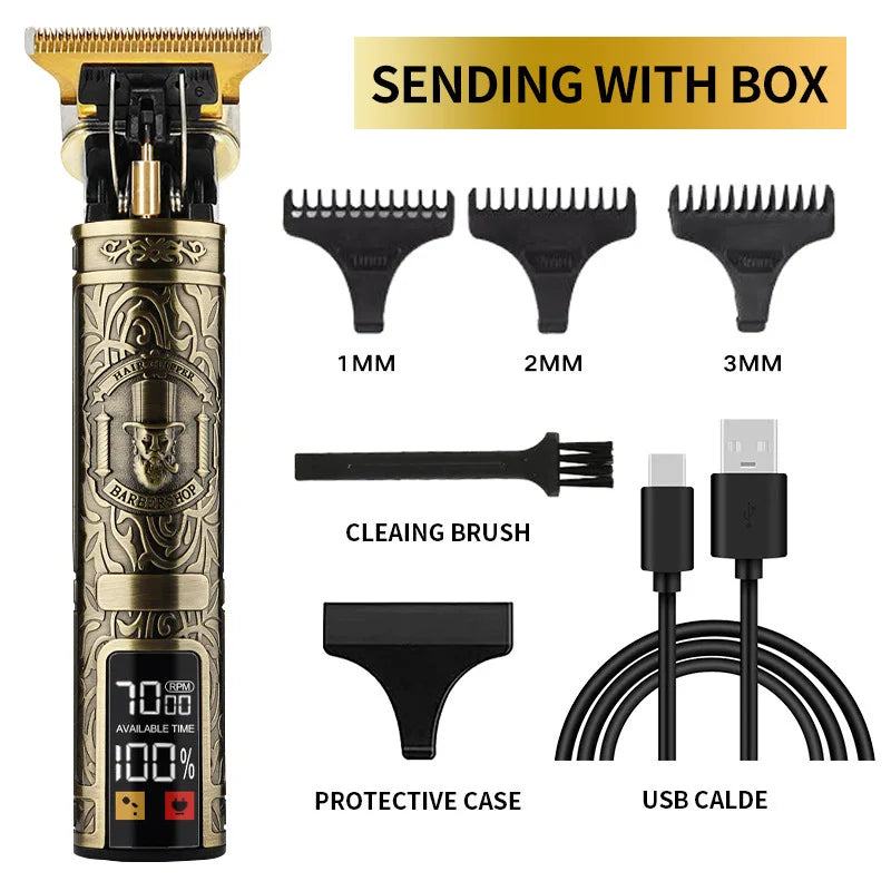 Usb vintage hair trimmer