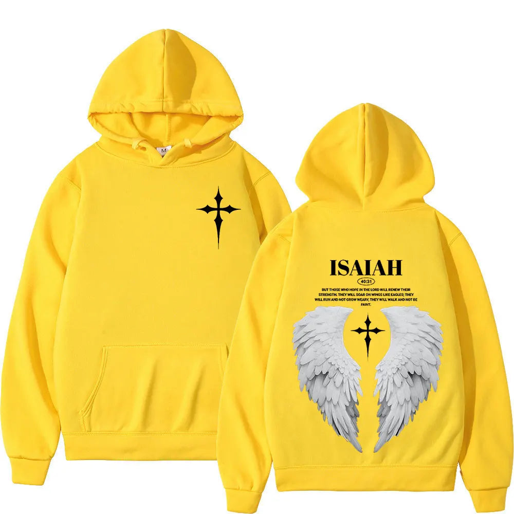 Christian Jesus Wing Bible Verse Hoodie