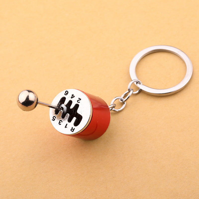 Vintage Car Shift Stainless Steel Keychain