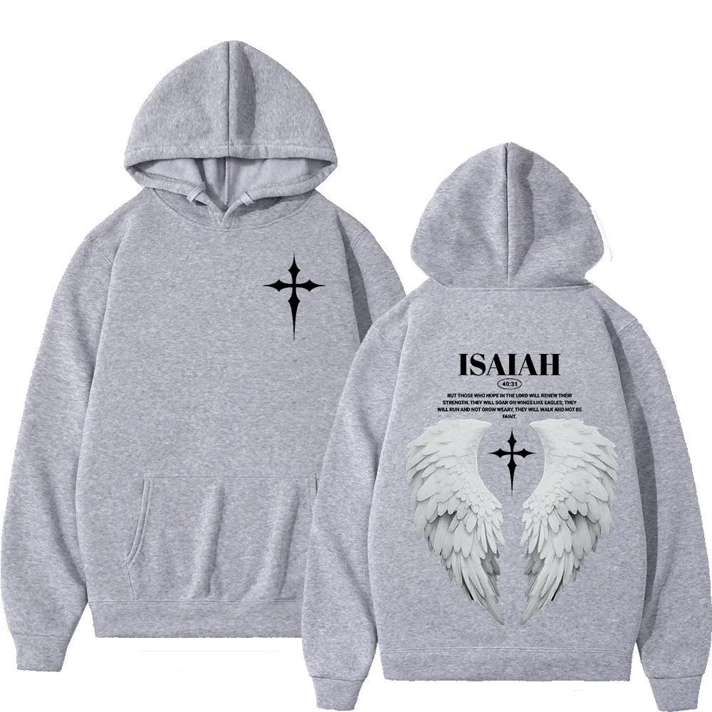 Christian Jesus Wing Bible Verse Hoodie