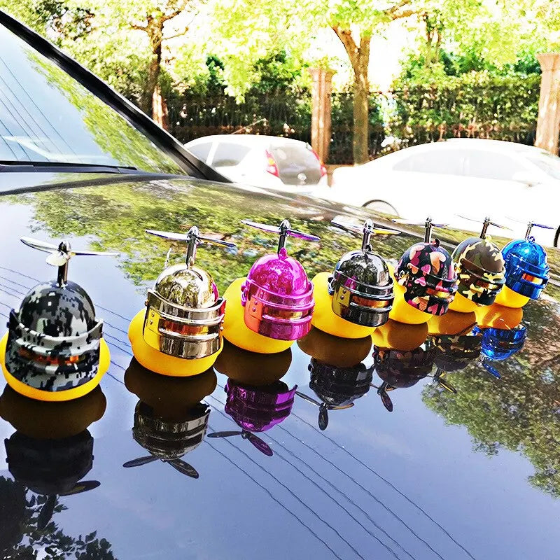 Broken Wind Rubber Duck  Car Accessory