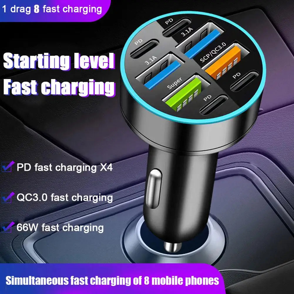 66W USB Car Charger