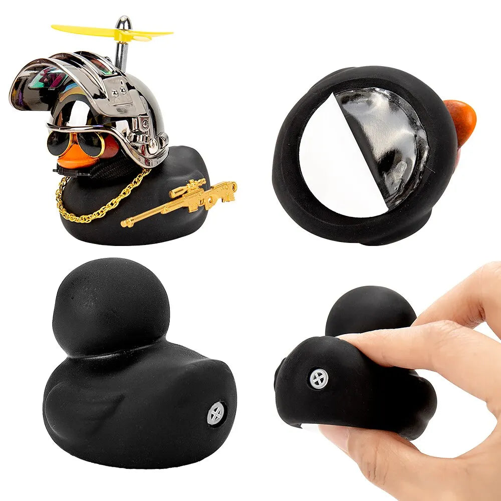 Broken Wind Rubber Duck  Car Accessory