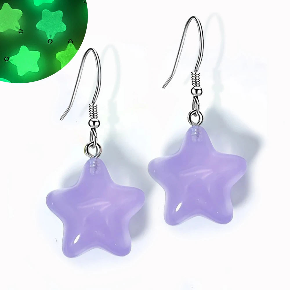 Ghost in Bottle Earrings Glow in the Dark