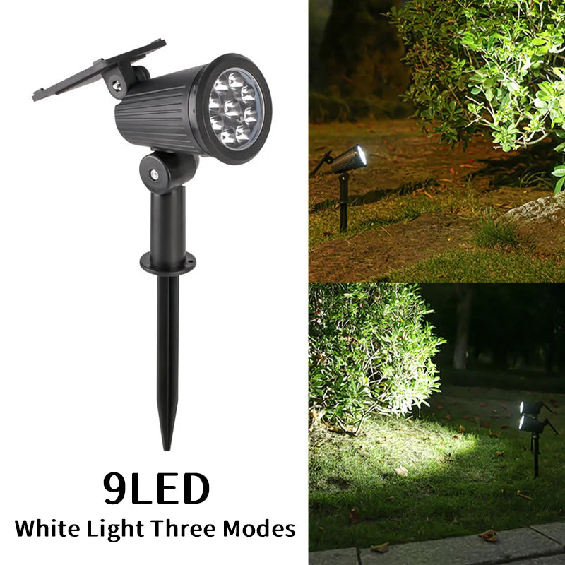 9 waterproof LED Solar Spotlights