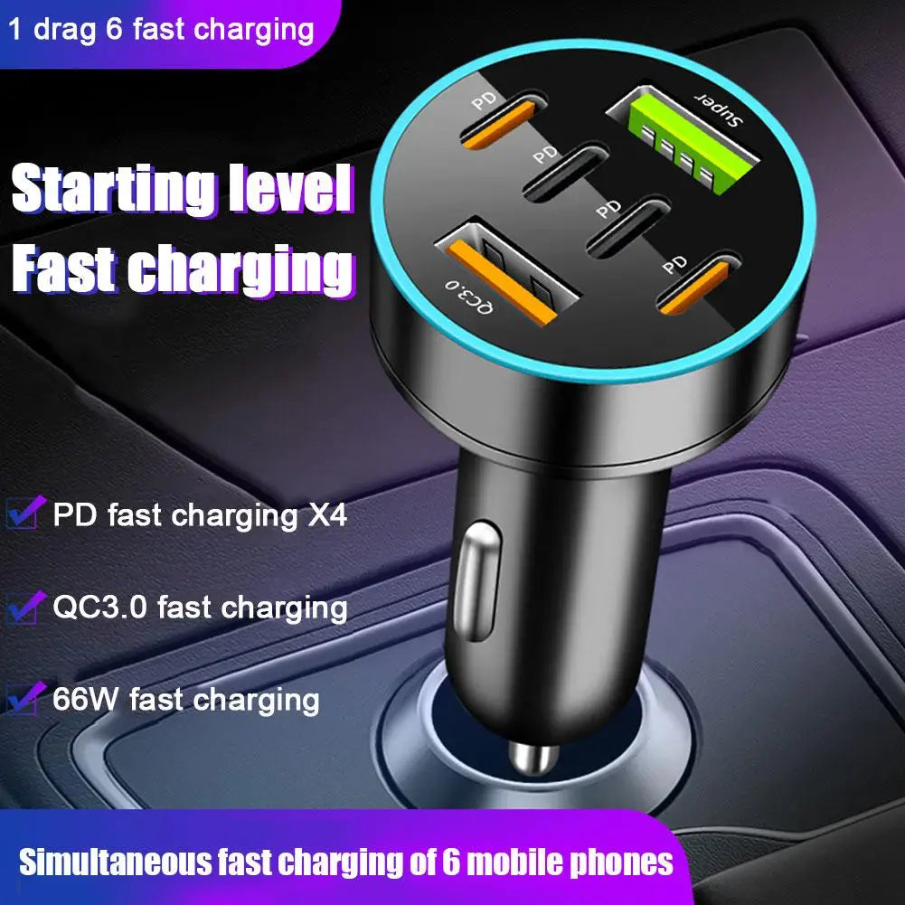 66W USB Car Charger