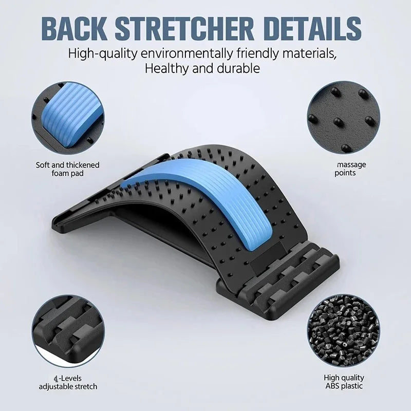 Back Stretcher Lower Back Pain Relief Device