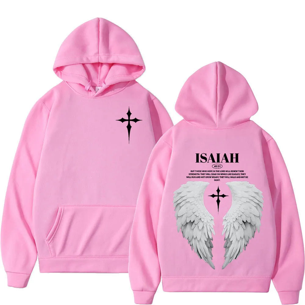 Christian Jesus Wing Bible Verse Hoodie