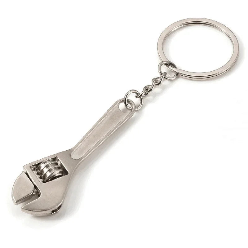 Metal adjustable  Wrench Keychain