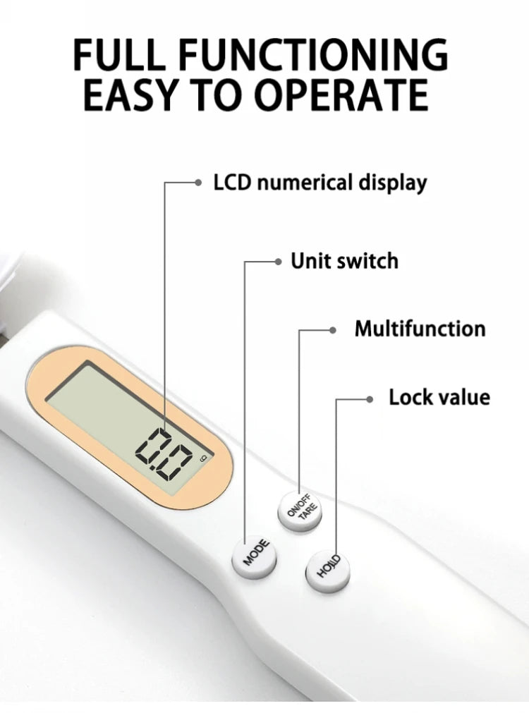 Weighing Spoon Scale Electronic Measuring