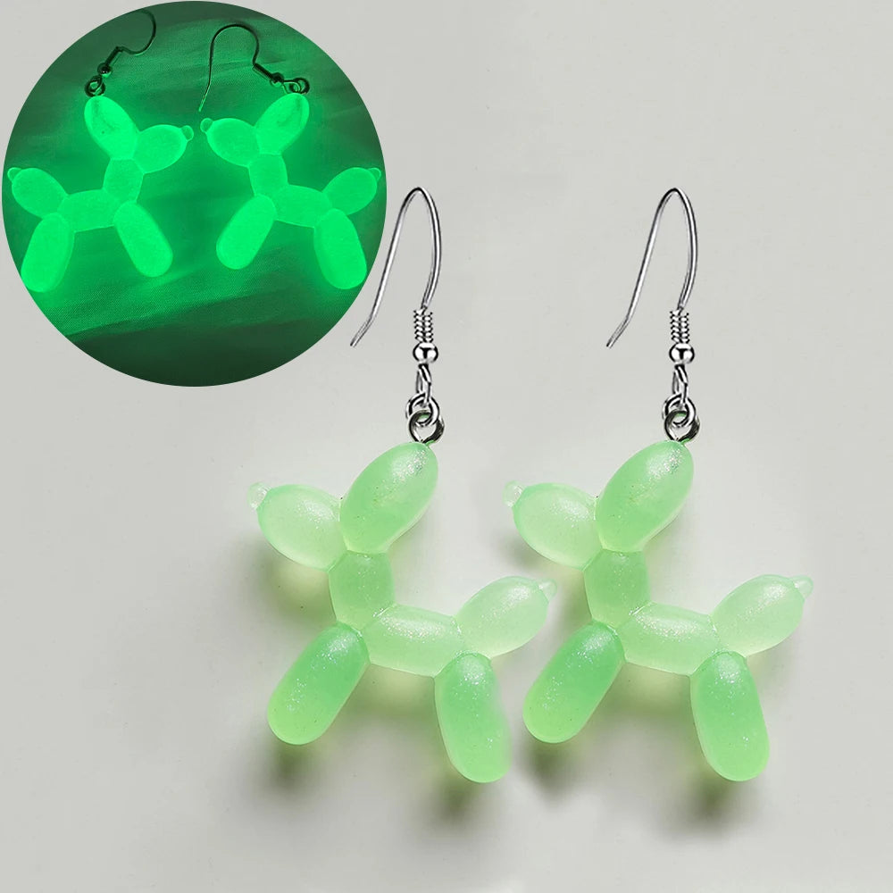 Ghost in Bottle Earrings Glow in the Dark