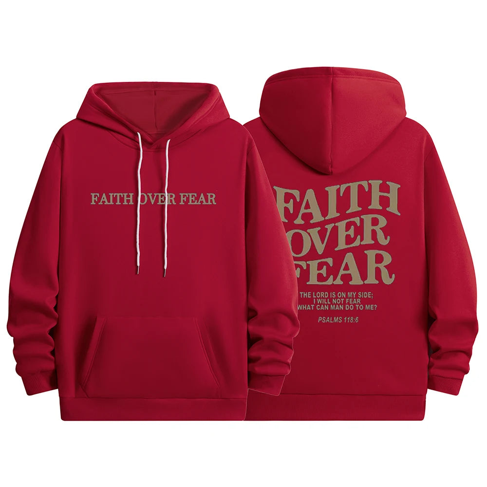 Faith Overcomes Fear hoodie