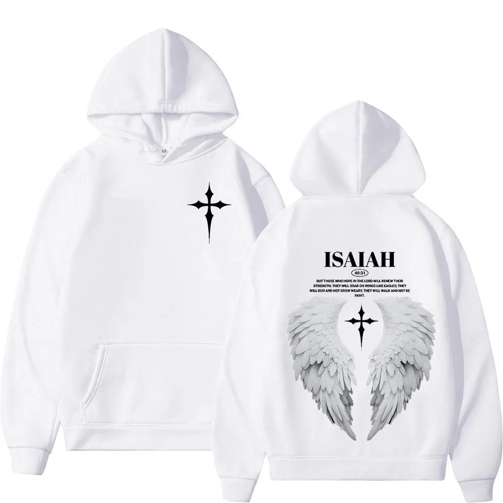 Christian Jesus Wing Bible Verse Hoodie