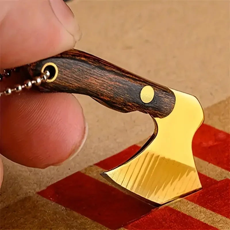 Mini Stainless Steel Small Axe Portable Key Chain