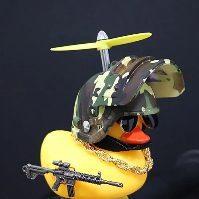 Broken Wind Rubber Duck  Car Accessory