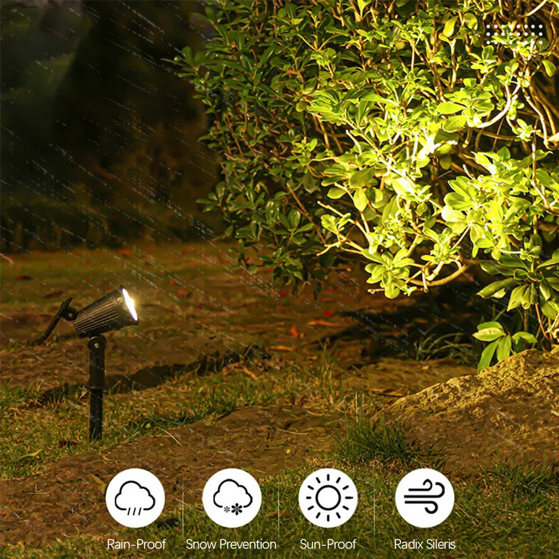 9 waterproof LED Solar Spotlights