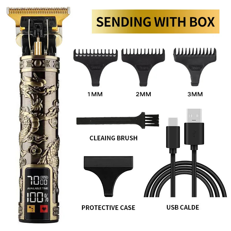 Usb vintage hair trimmer