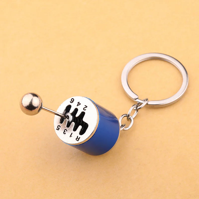 Vintage Car Shift Stainless Steel Keychain