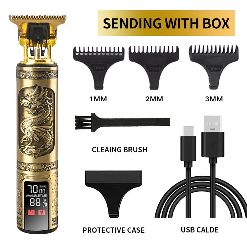 Usb vintage hair trimmer