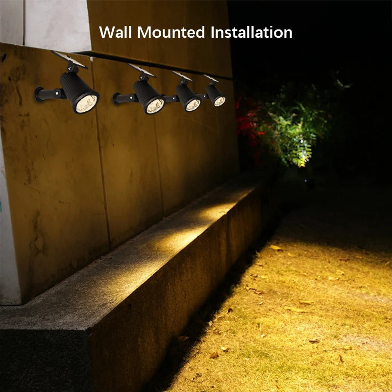 9 waterproof LED Solar Spotlights